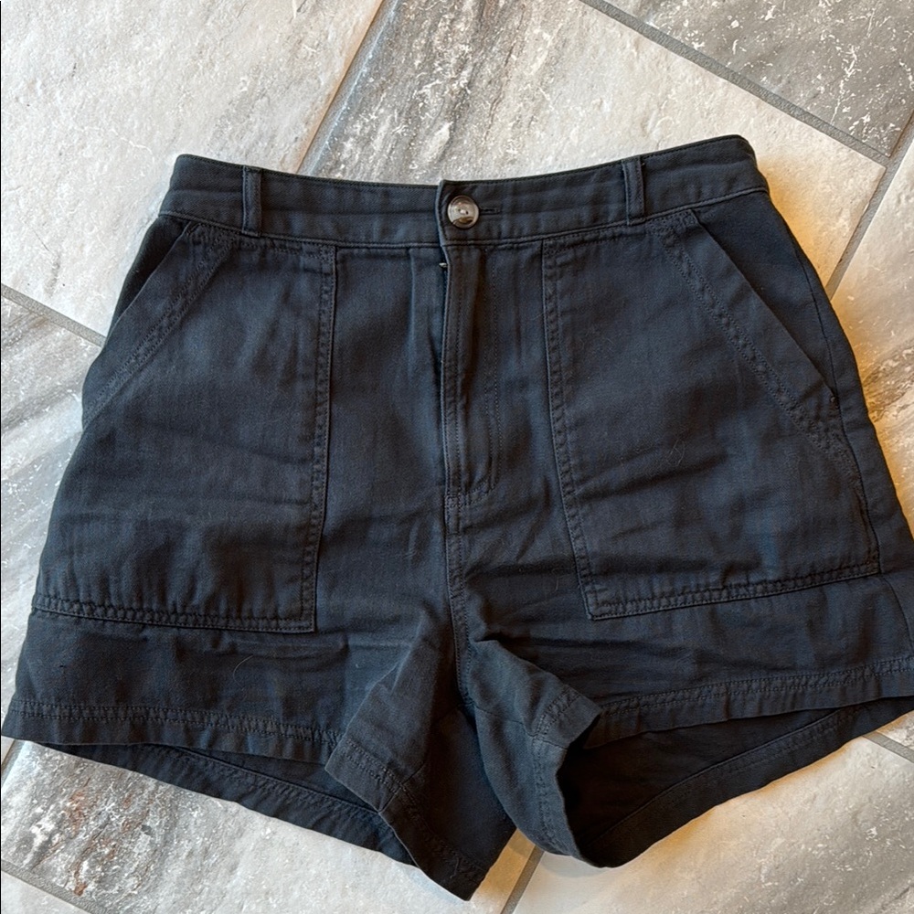 Women's Black Casual Shorts
